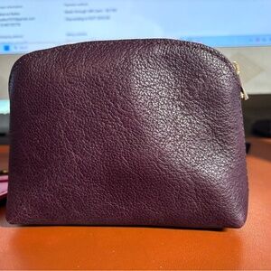 Portland Leather Goods Plum Luna Pouch